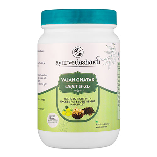Vajan Ghatak, Ayurvedic weight loss powder, Ayurveda shakti, Ayurvedic product, 